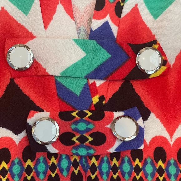 NWOT Funky RETRO Multi-Color Sleeveless Romper Size L - Picture 10 of 15